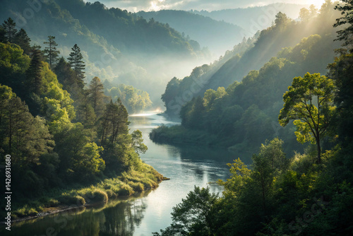 lake in the mountains