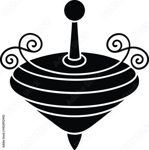 vector illustration of a toy airplane