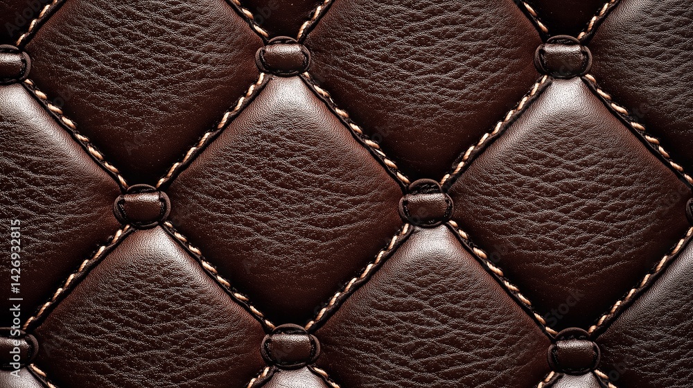brown leather sofa texture background.