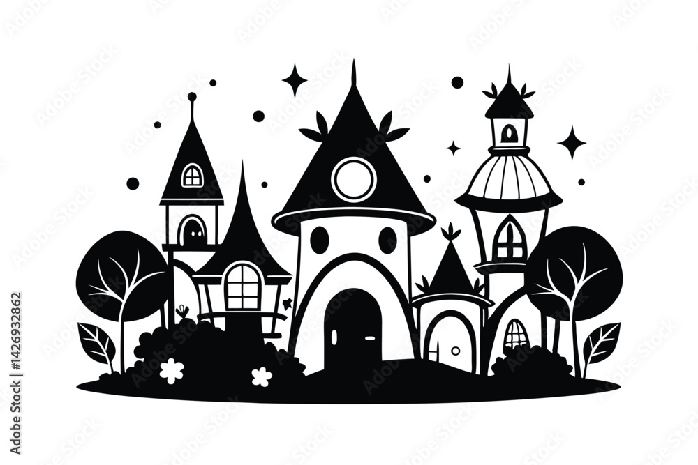 castle in the night castle in the night