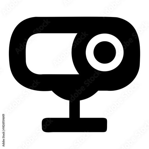 digital Webcam icon vector illustration Isolated on transparent background