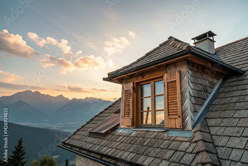 house in the mountains