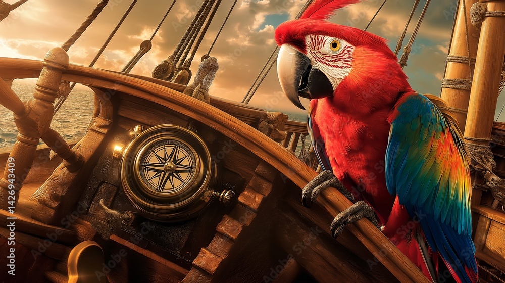 close up shot of a parrot