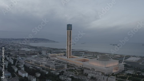 the great mosque of algiers by winter season