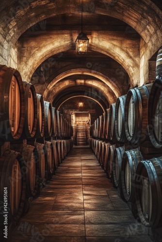 Wine Barrel Storage Cellar