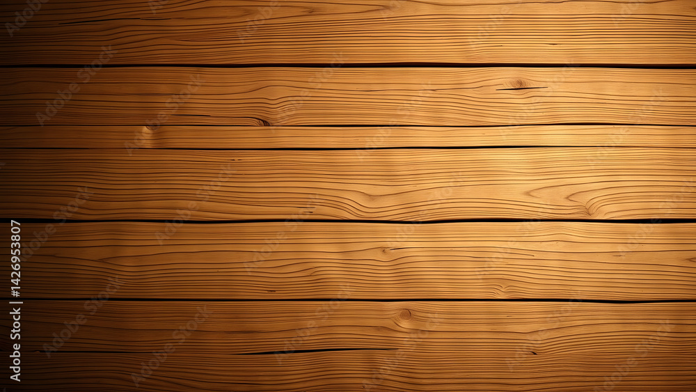 Fototapeta premium Aged wooden background with detailed surface elements, excellent for motion graphics or animation. Professional quality visual asset