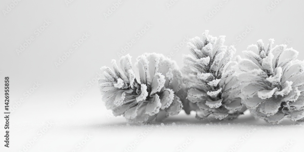 Frosted Pine Cones Frosted Pine Cones