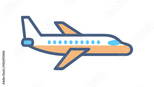 vector airplane icon
