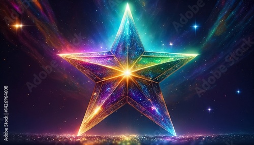 Wallpaper Mural abstract star background Torontodigital.ca