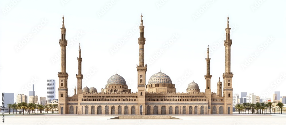 Fototapeta premium Grand Mosque Facade