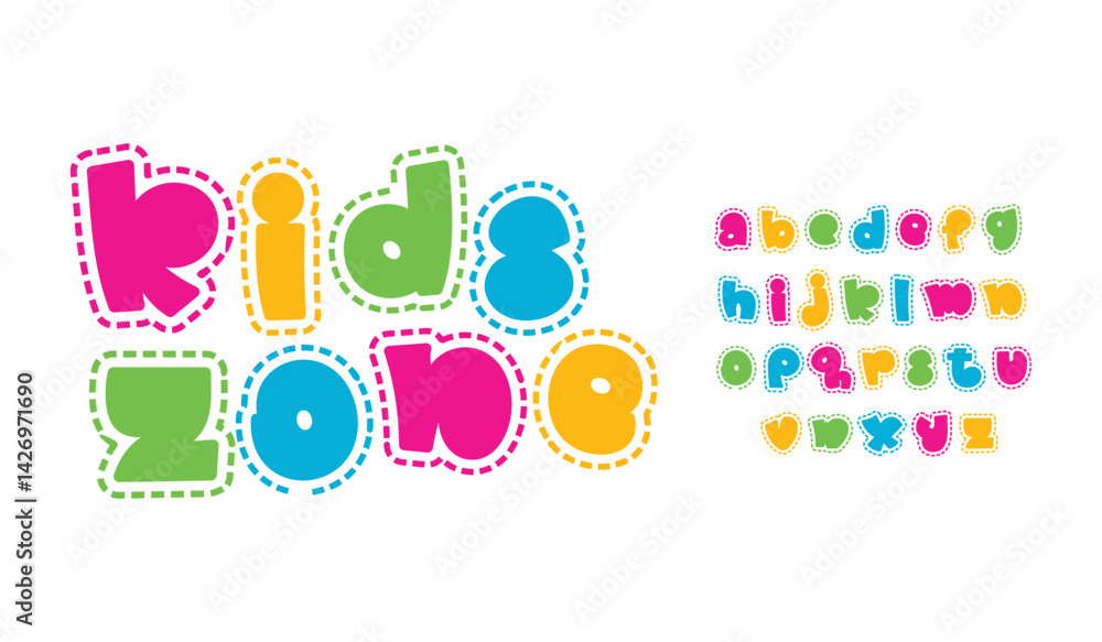 kids letters, Funny letter signs for nursery, playground or kindergarten kids vector stock illustration set. Alphabet kids, abc children and toddlers. Lettering typography. kids letters, Funny letter signs for nursery, playground or kindergarten kids vector stock illustration set. Alphabet kids, abc children and toddlers. Lettering typography.