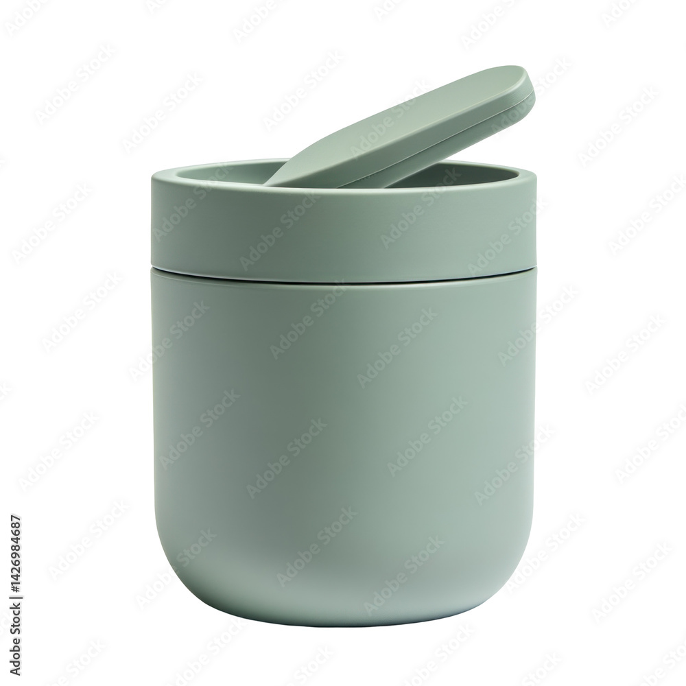 Nutritional Powder Container With Scoop isolated on a transparent background Nutritional Powder Container With Scoop isolated on a transparent background