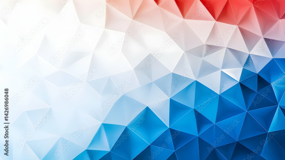 Obraz premium Abstract Triangular Geometric Pattern Background Design