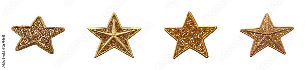 Golden stars display decorative event festive atmosphere view. Patch set png Golden stars display decorative event festive atmosphere view. Patch set png