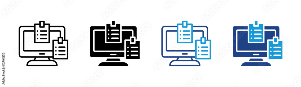 Digital Notes Icon Digital Notes Icon