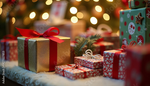 Festive Christmas Gift Display