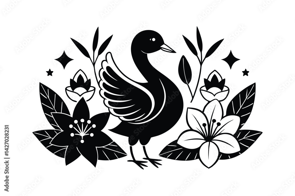 Obraz premium abstract floral background