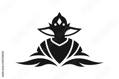 vector illustration of an angel