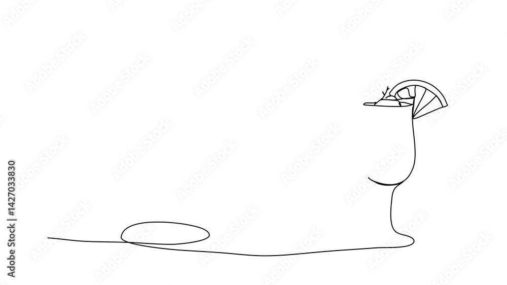 Cocktails. One line drawing animation with alpha channel. Cocktails. One line drawing animation with alpha channel.