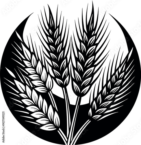 Pastel Wheat And Oats Illustration