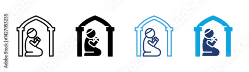 Islamic Pray Icon