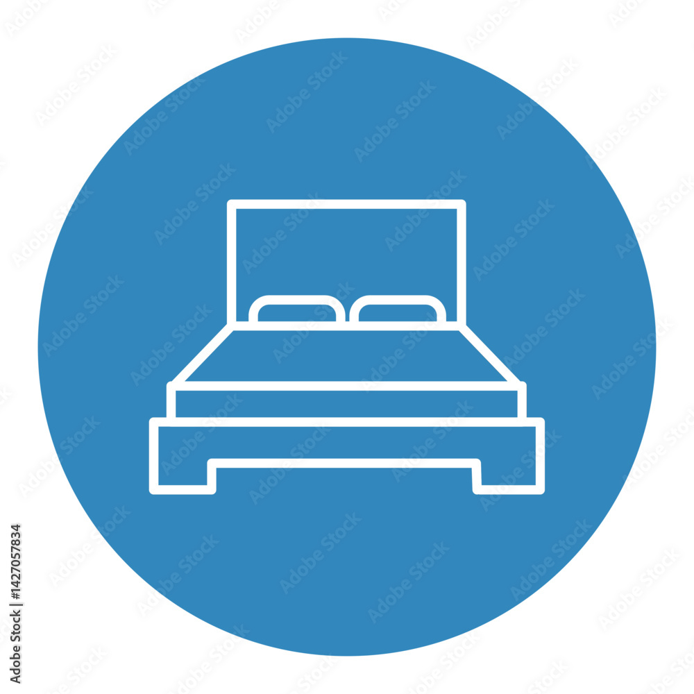 Double Bed Room Icon Double Bed Room Icon