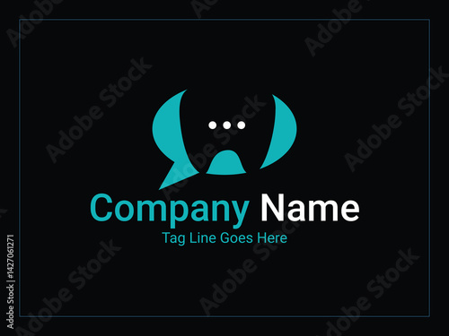 Dental Chat Logo Design, Creative and Professional Dental Clinic Logo Design