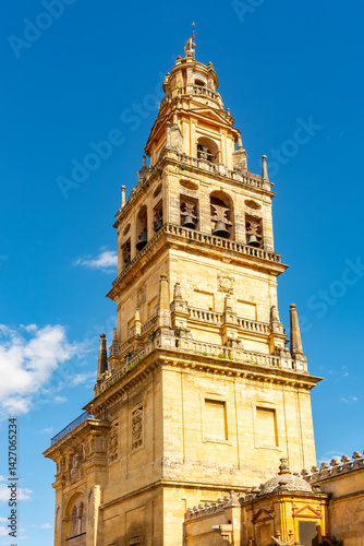 Obraz na płótnie Bell tower of Mezquita (Great Mosque of Cordoba), Spain w salonie