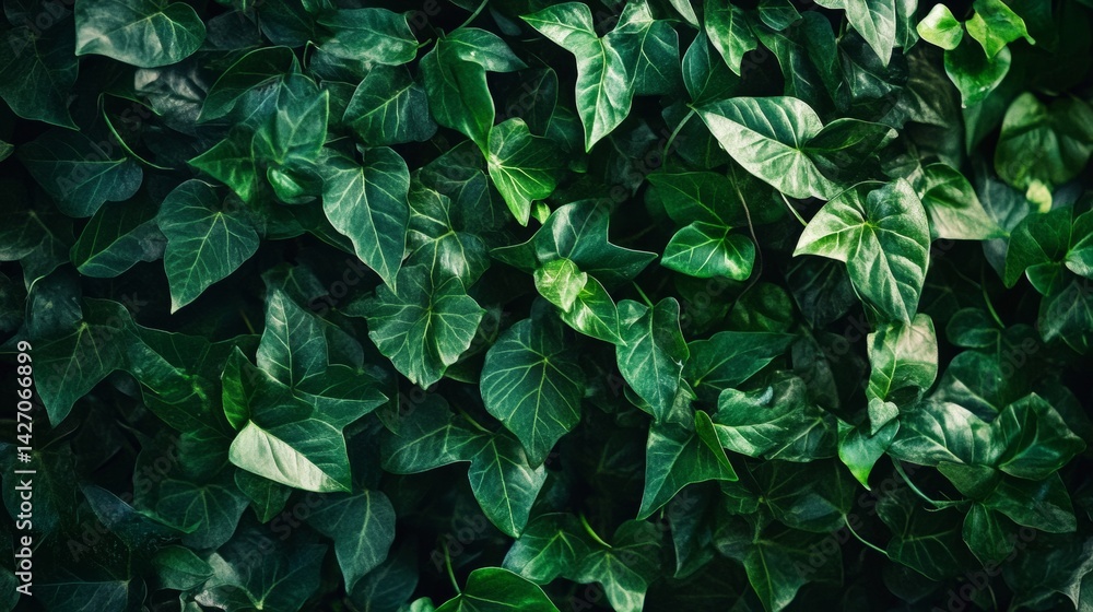 Ivy Leaves Green Background Texture Ivy Leaves Green Background Texture