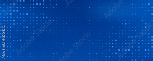 Blue tech finance background abstract pixel element network. Abstract business