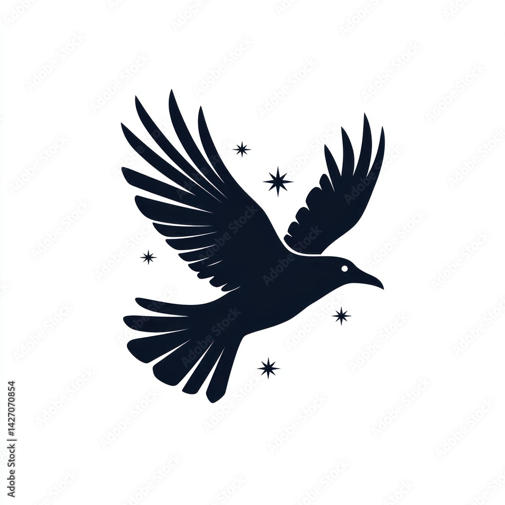 Fototapeta premium Celestial Raven