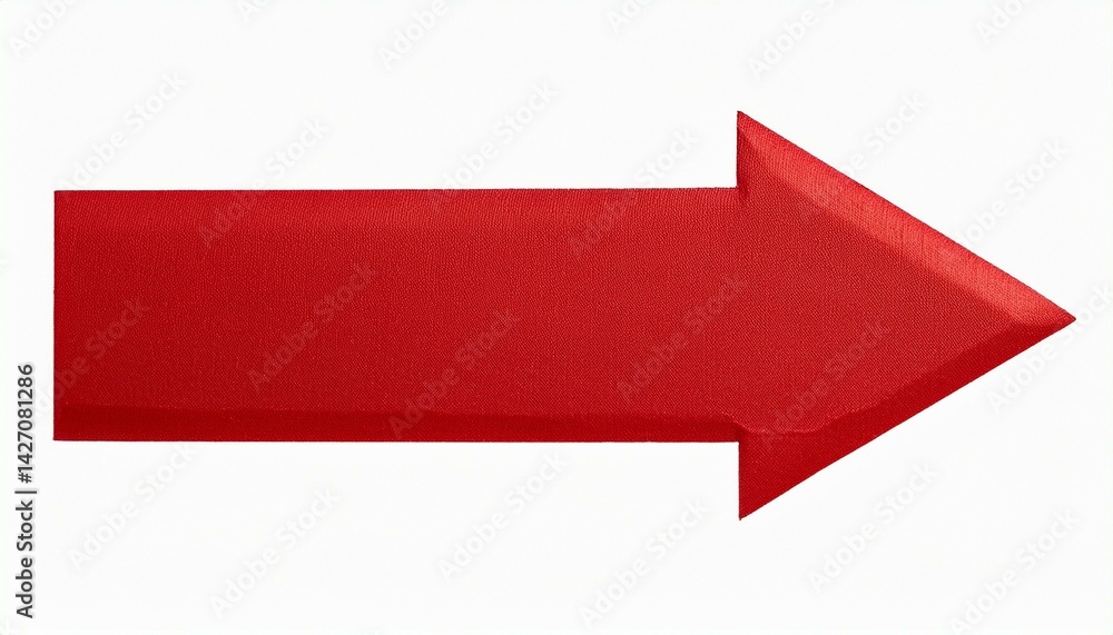 red arrow on white background red arrow on white background