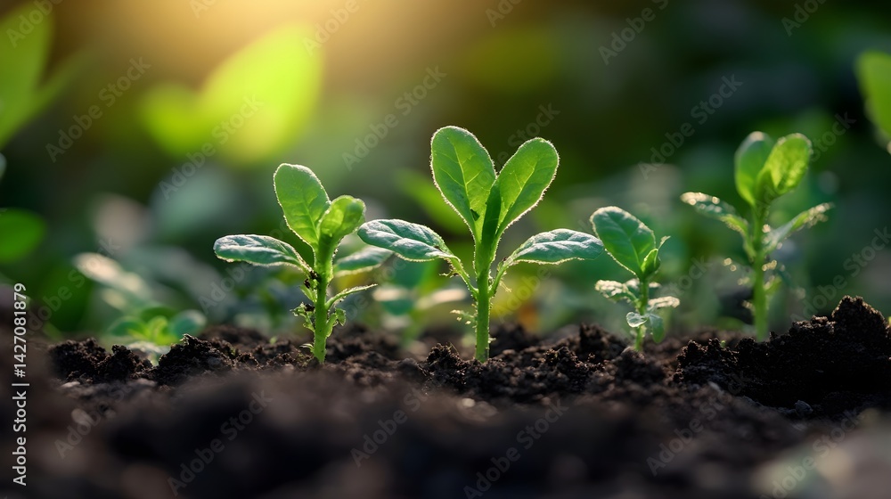 Graph with plant growth symbolizes wealth management progress. Graph with plant growth symbolizes wealth management progress.