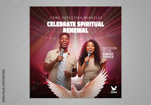Prophetic Church Flyer Social Media Template 