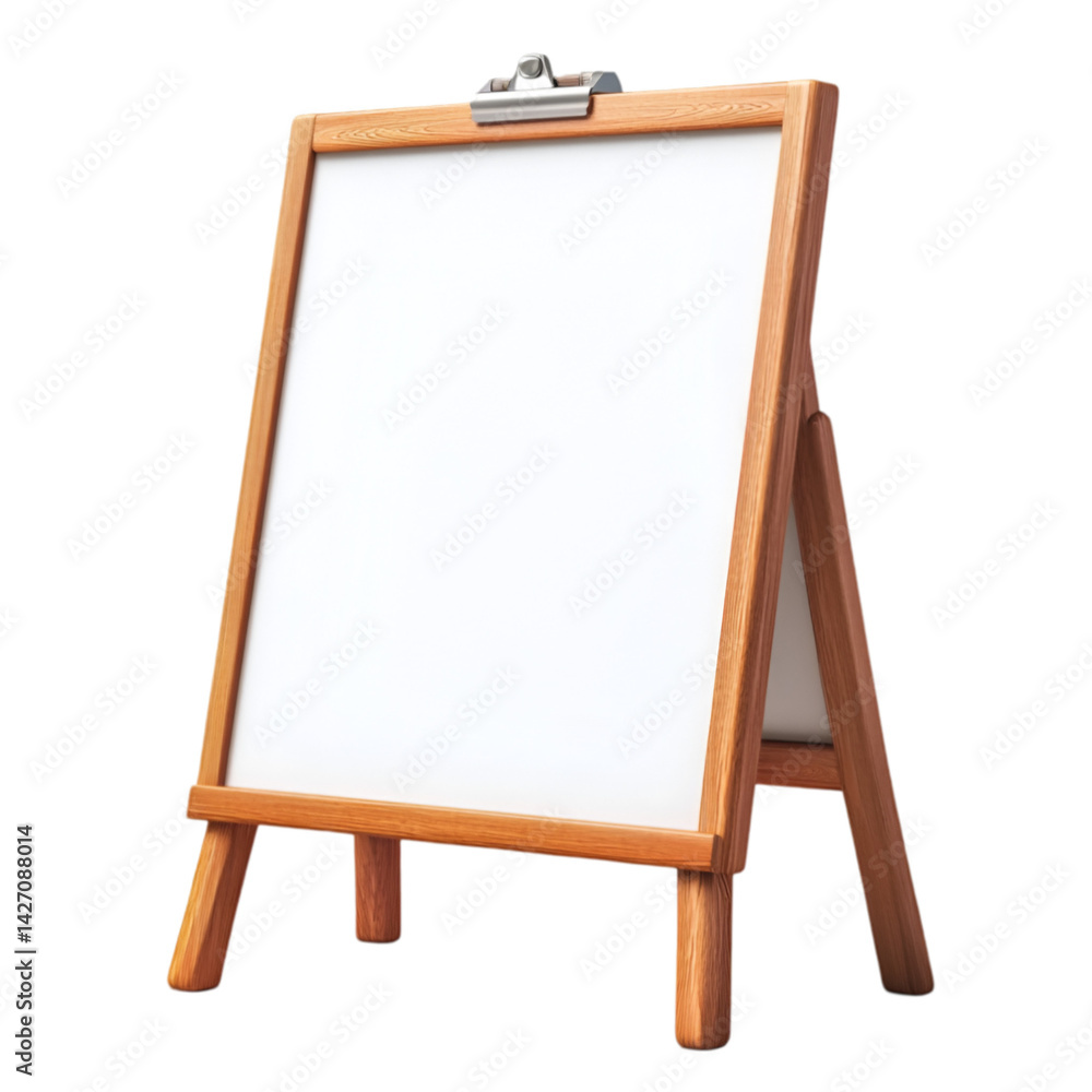 Blank Wooden Easel Whiteboard Sign Blank Wooden Easel Whiteboard Sign
