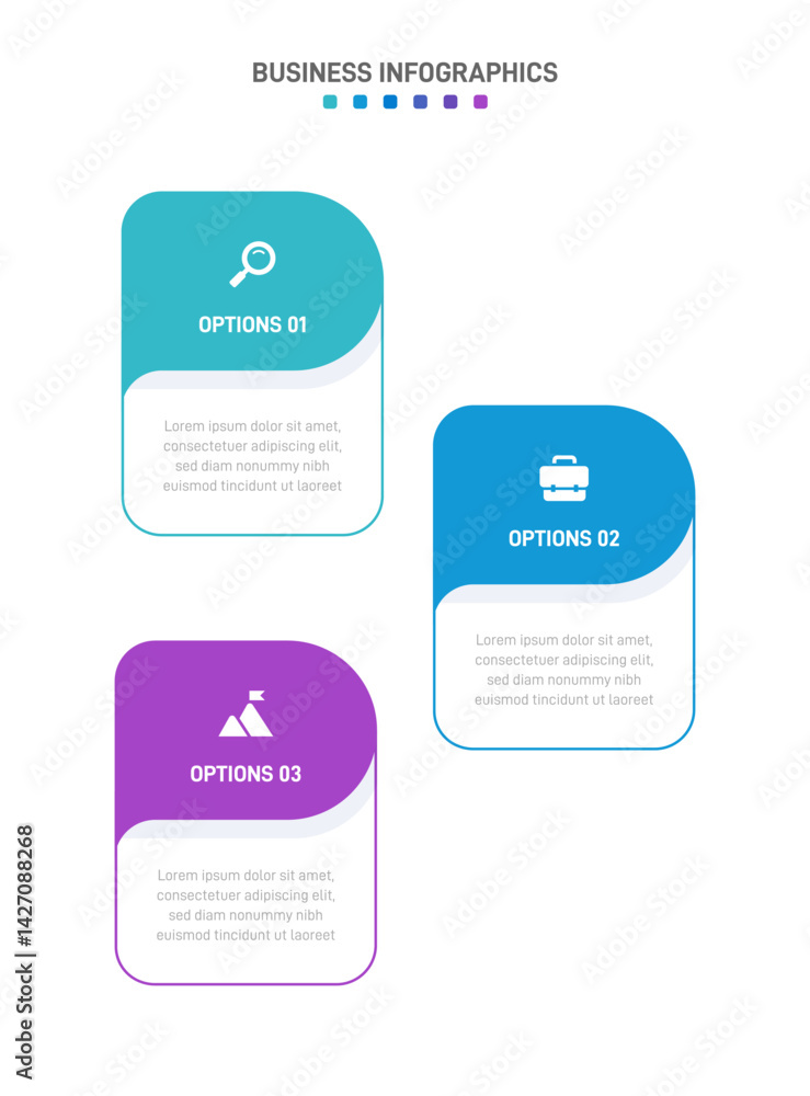 Vertical progress bar featuring 3 arrow-shaped elements, symbolizing the three stages of business strategy and progression. Clean timeline infographic design template. Vector for mobile presentation. Vertical progress bar featuring 3 arrow-shaped elements, symbolizing the three stages of business strategy and progression. Clean timeline infographic design template. Vector for mobile presentation.