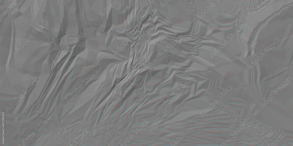 Obraz premium Abstract Crumpled Foil Texture. Abstract Grey Background