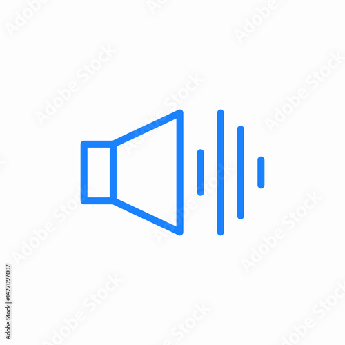 sound waves icon sign vector