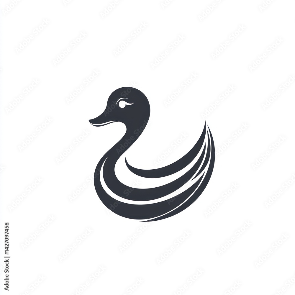 Fototapeta premium Elegant Duck Logo