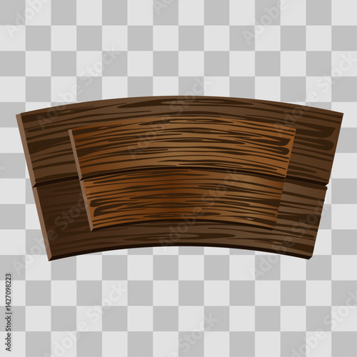 Grunge wood texture background wall or interior board material. Natural surface cartoon wood dark desks arc parquet 