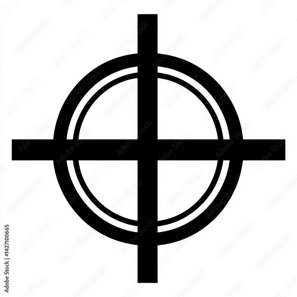 Modern Abstract Composition featuring Minimalist Geometric Shapes on a White Background with Copy Space