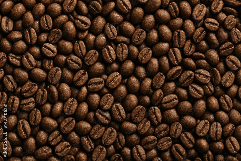 Fototapeta premium Rich aromatic roasted coffee beans