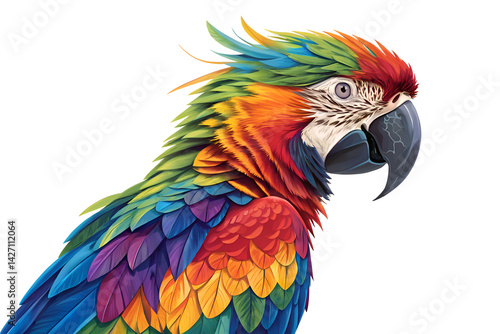 Wallpaper Mural A vibrant blue and yellow macaw, also known as an ara ararauna, is a colorful tropical parrot. Torontodigital.ca