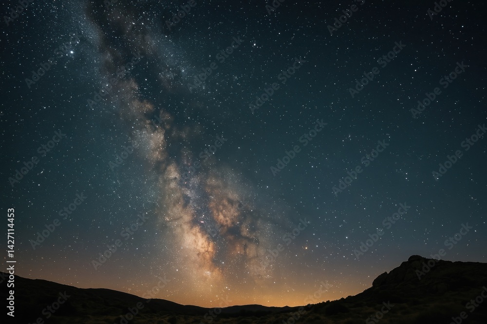 Fototapeta premium Vast starry night sky