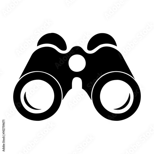 binoculars icon, binoculars silhouette vector illustration-simple silhouette illustration of binoculars,binoculars vector