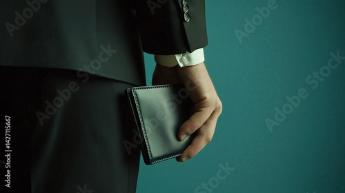 businessman holding a briefcase