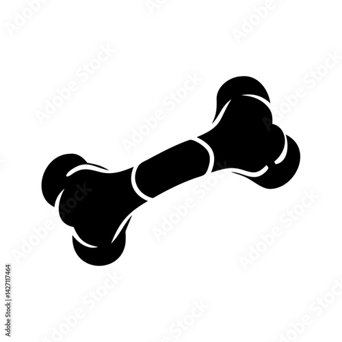 chew toy icon, chew toy silhouette vector illustration-simple silhouette illustration of chew toy,chew toy vector