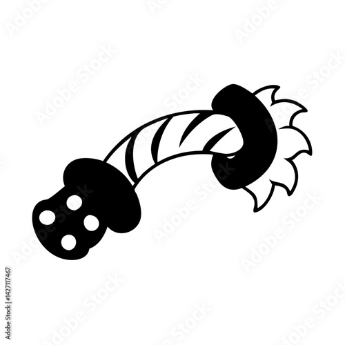 chew toy icon, chew toy silhouette vector illustration-simple silhouette illustration of chew toy,chew toy vector