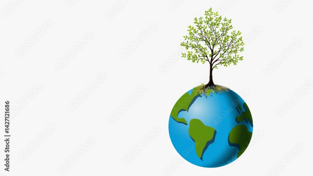 This image represents Earth Day, symbolizing the importance of our planet's health and sustainability.