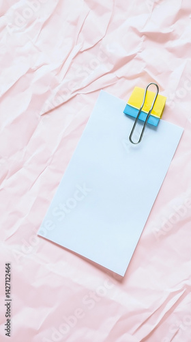 Paper clip and paper